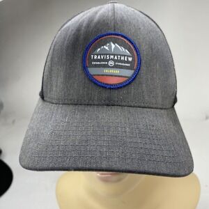 Travis Mathew Colorado Hat Cap Mountain Adjustable Hiking Patch Embodied Mesh